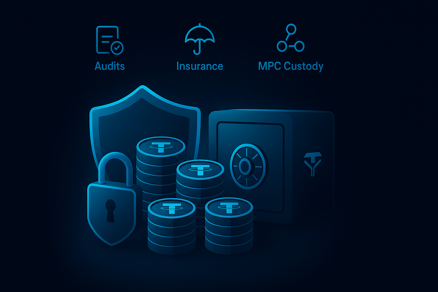 Institutional-grade security protecting USDT staking funds on TetherYield